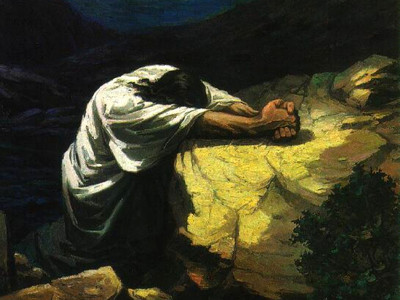 Jesús ora en el Getsemaní